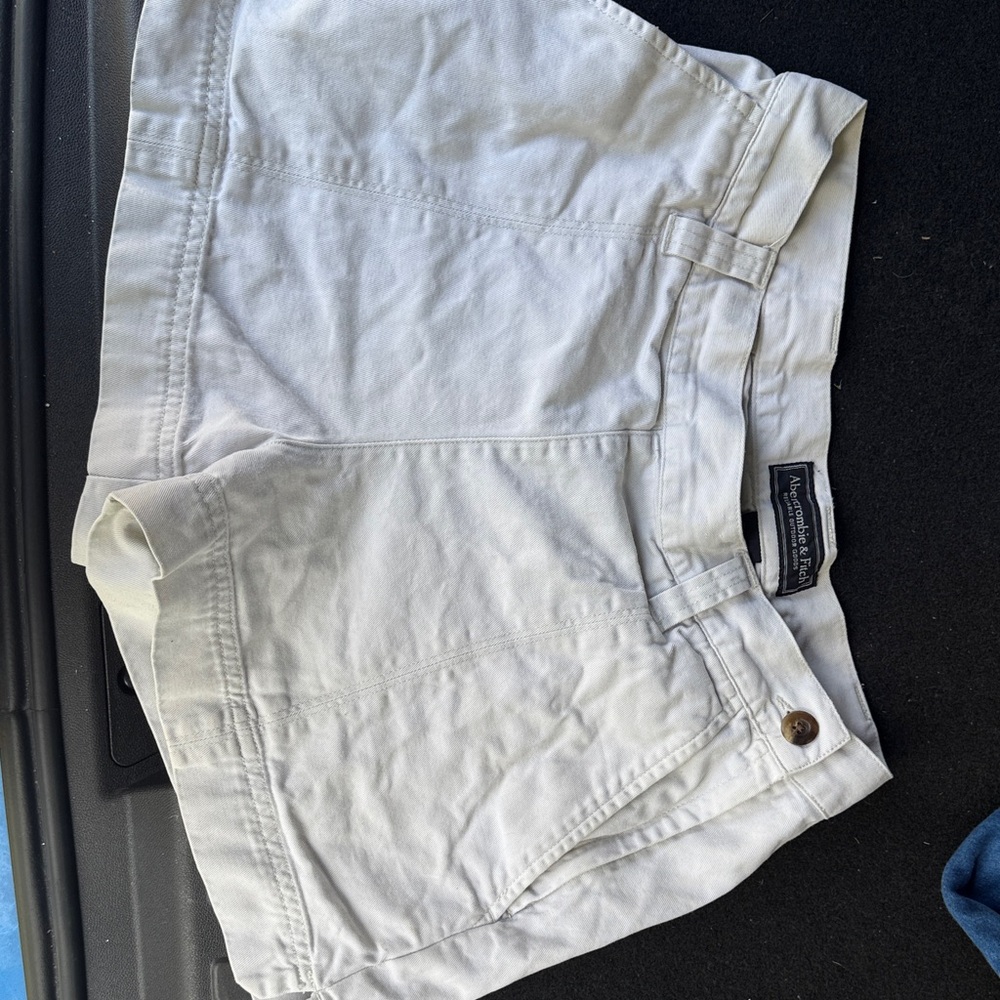 Abercrombie & Fitch White Women's Shorts
